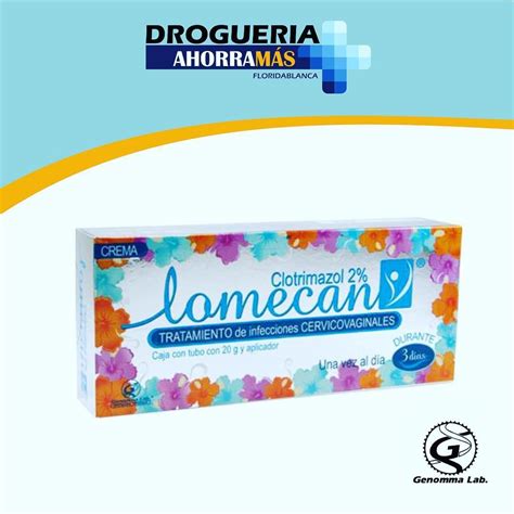 Lomecan V Crema Vaginal Caja Con Tubo Con 20 G Una Infección Vaginal Se