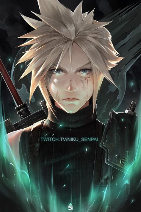 artstation explore final fantasy cloud strife final fantasy final fantasy vii cloud