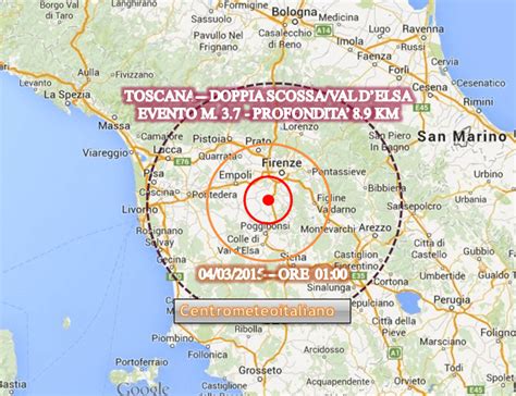 Terremoto oggi Toscana, 04 Marzo 2015, doppia scossa avvertita a Siena