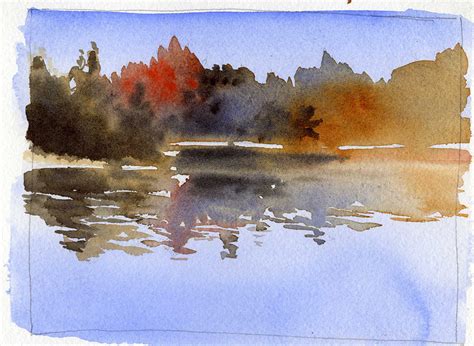 Two Quick Easy Ways To Paint Realistic Looking Water In Watercolor