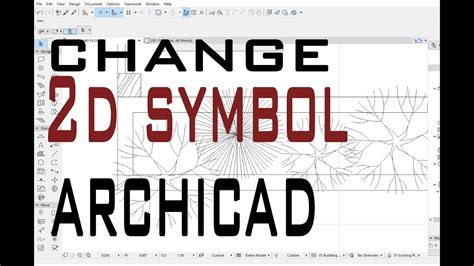 Change 2d Symbol For Object In Archicad Youtube
