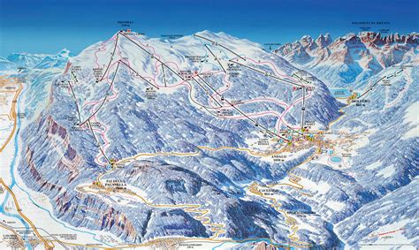 Andalo Paganella Molveno Ski Map