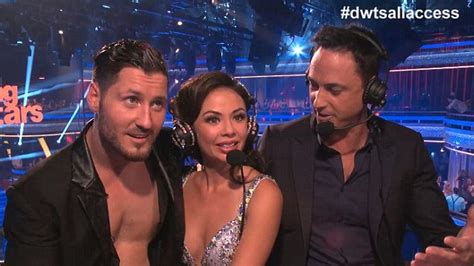 Dancing With The Stars Janel Parrish Admits To Falling For Partner Val