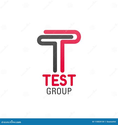 Logo For Test Group Company Stock Vector Illustration Of Group