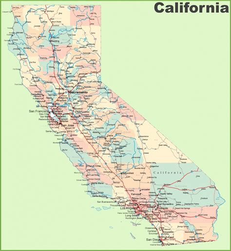 California Atlas Map Printable Maps
