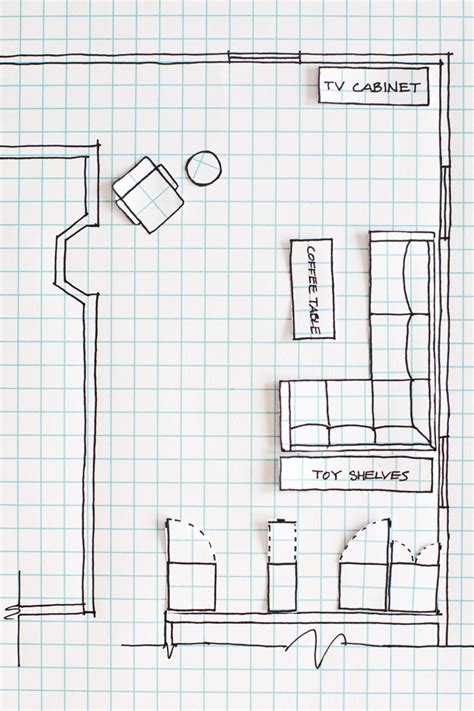 How To Draw A Living Room Floor Plan Girouard Thinscir