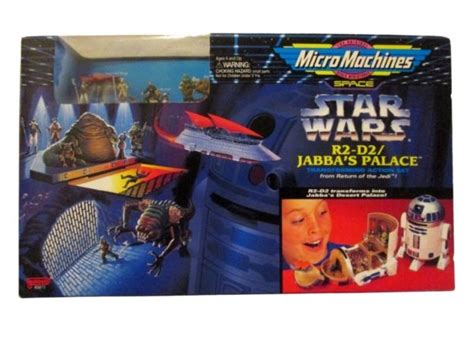 Galoob Star Wars Micro Machines R2 D2 Jabbas Palace Transforming