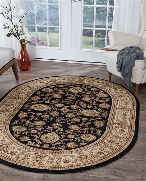 Bliss Rugs Gianna Transitional Indoor Oval Area Rug
