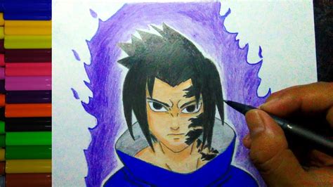 Cara Menggambar Sasuke Paling Keren Cara Menggambar Sasuke