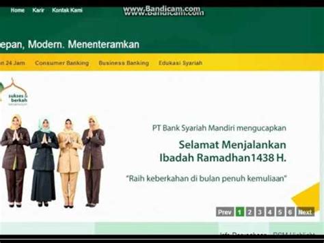 Cara pembayaran di internet banking bank syariah mandiri Cara Cek Saldo bank Syariah Mandiri Lewat Internet - YouTube