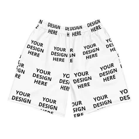 Custom All Over Print Mens Shorts With Your Design Text Logo