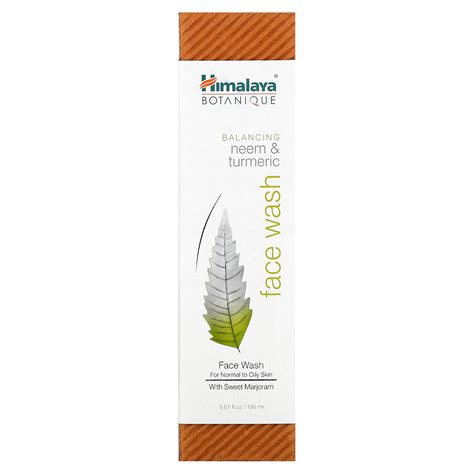 Himalaya Botanique Neem Turmeric Face Wash Fl Oz Ml