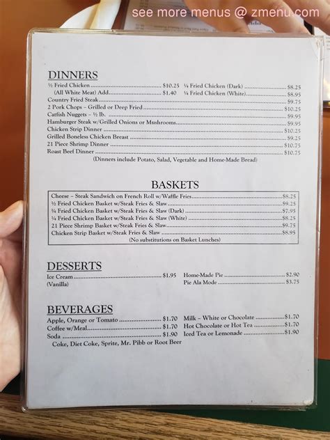 Online Menu of Dave & Joyces Country Kitchen Restaurant, Red Bud