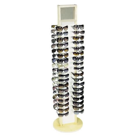 Rotating Wood Sunglass Display 61 High Sunglasses Display Eyewear Display Eyewear Holders