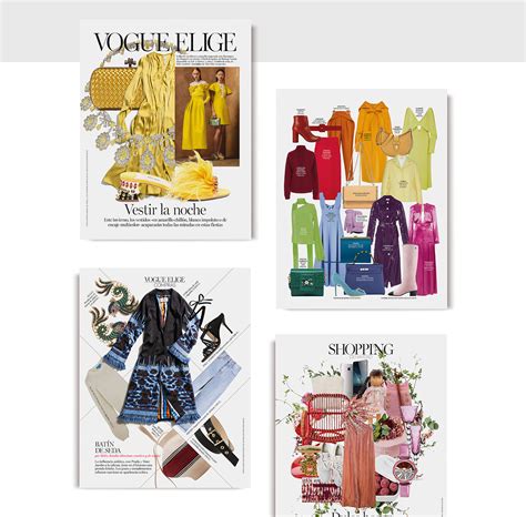 Shopping Layouts For Vogue Magazine On Behance