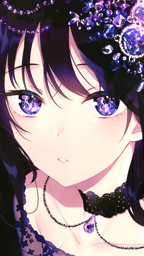 Purple Anime Girl K Wallpapers Hd Wallpapers Id