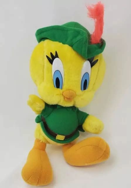 Looney Tunes Tweety Bird Robin Hood Plush Stuffed Animal Toy Doll