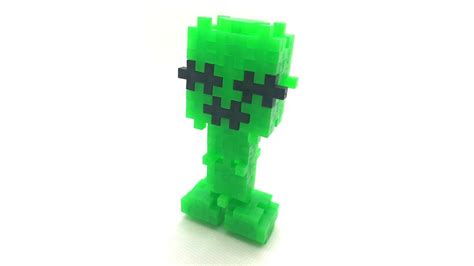 Plus Plus Building A Creeper Minecraft Instructions Youtube