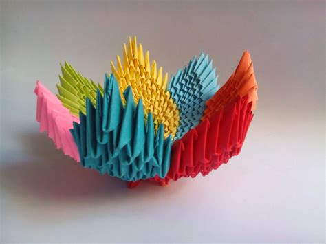 3d Origami Spiral Bowl 03126999002 3d Origami Origami Picture Gallery