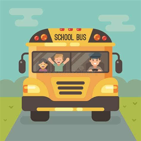 Chauffeur Dautobus Scolaire Dans Un Autobus Scolaire Jaune