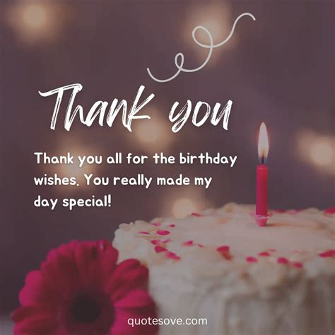 101 Thank You Quotes For Birthday Wishes And Messages Quotesove