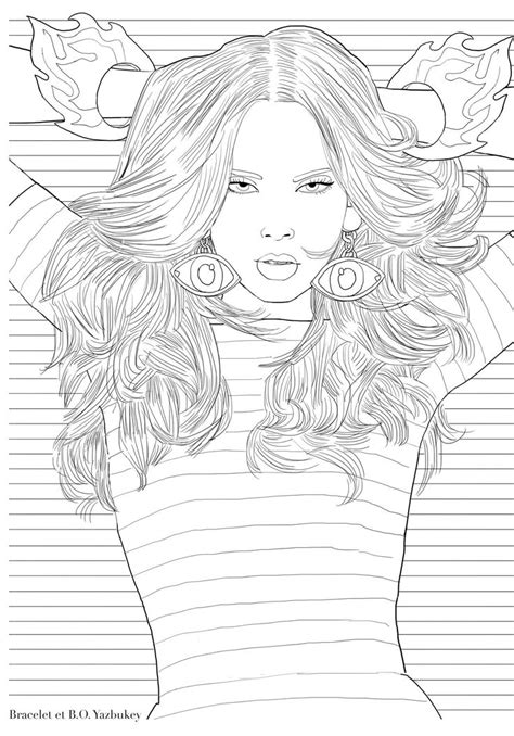 Pin On Fashion Coloring