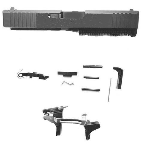 Complete Glock 17 Slide Gen 3 G17 Lower Part Kit Lpk Ebay