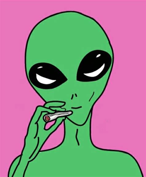 Trippy Alien Smoking Drawing Wayhq0yj8f 6cm Lil Peep Bart Arte