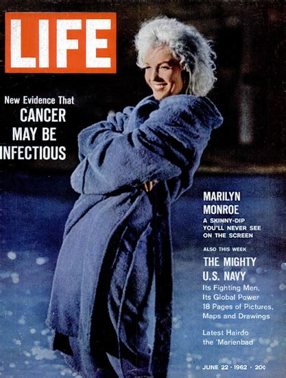 Marilyn Monroe Skinny Dip Scene 22 Jun 1962 Copyright Life Magazine