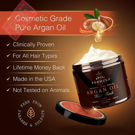What are the benefits of almond oil for hair and for our health? Argan Oil Hair Mask, 100% ORGANIC Argan & Almond Oils ...