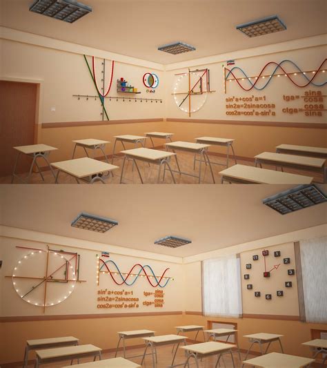 Bms Baku Modern School Math Classroom Design By Bahramafandiyev