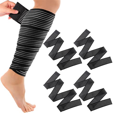 Elastic Calf Compression Bandage Leg Compression Sleeve For Men And
