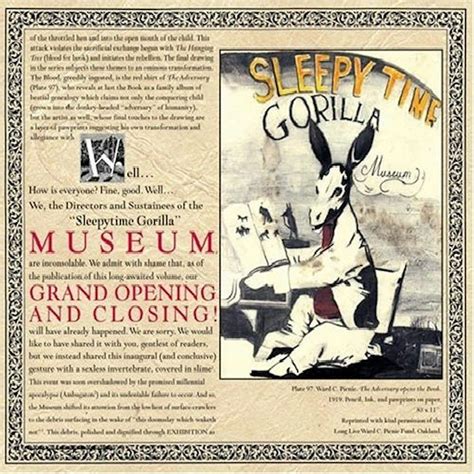 Sleepytime Gorilla Museum Grand Opening And Closing Vinyl Record