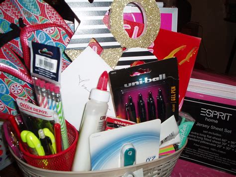 College gift basket, college survival kit | College gifts, College gift baskets, College survival