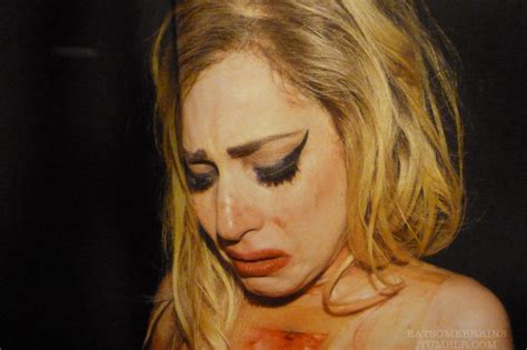 Lady Gaga Fashion Icon Lady Gaga Sad And Cry In The Last