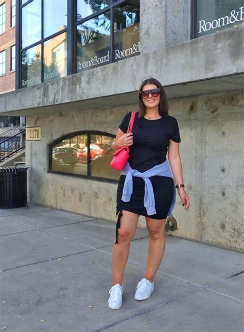 20 Ways To Wear Sneakers With Dresses