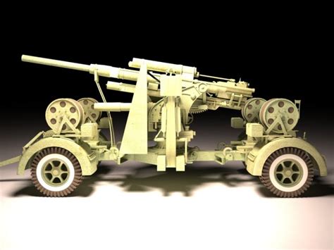 Flak 88mm 3d Model