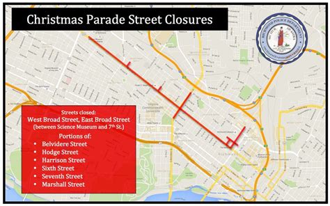 Christmas Parade Street Closures