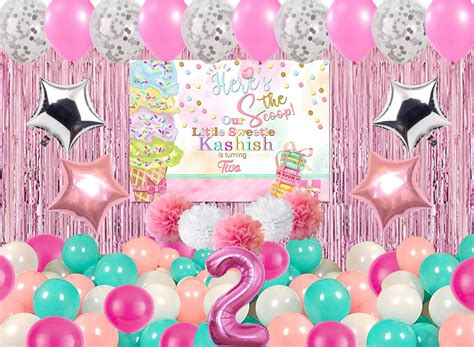 Buy Two Sweet Theme Birthday Party Complete Decoration Kit Party