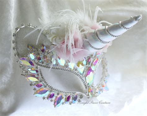 Unicorn Mask Mask Masquerade Mask Party Mask Eye Mask Etsy