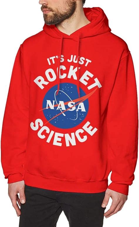 Nasa Its Just Rocket Science Mens Hoodie Sweatshirt