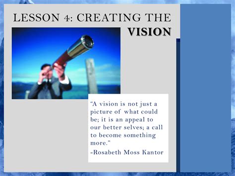 Lesson 4 Creating The Vision