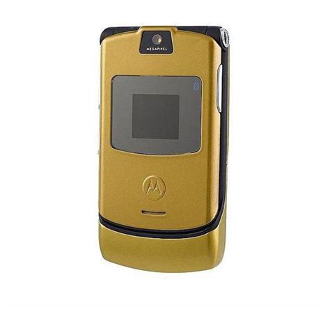 Refurbished Motorola Razr V3 Dolce And Gabbana Gold Unlocked Back