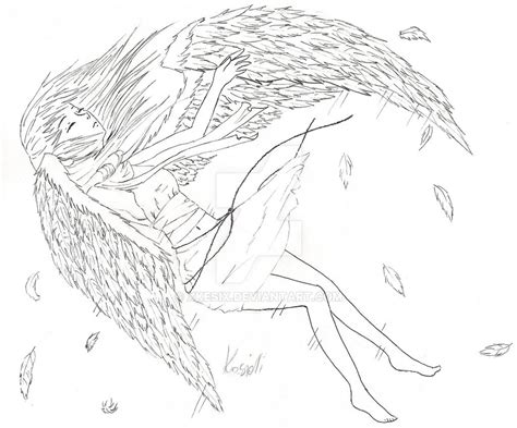 Fallen Angel Wip By Xkesix On Deviantart