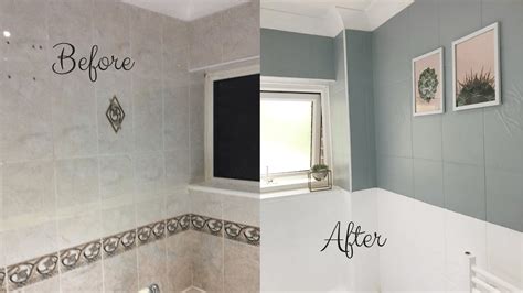 How To Paint Bathroom Tile Before And After Everything Bathroom