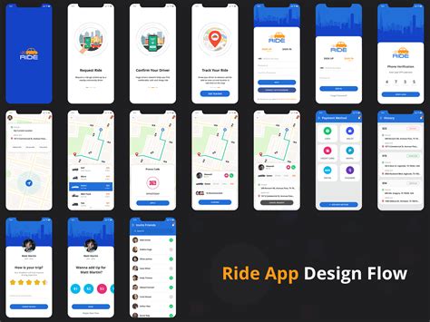 Ride Mobile App By Tamiii On Dribbble