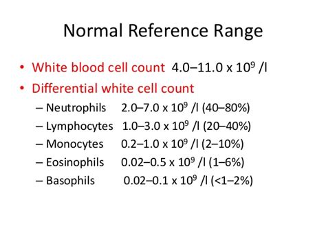 These are the most common of the wbcs and serve as the primary defense against infection. Differential leukocyte count