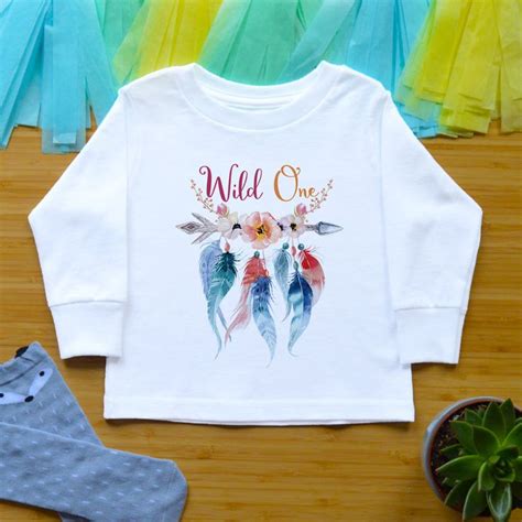 Boho Baby Clothes Toddler Birthday T For Girl Boy Shirt Wild One