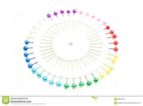 Some Colored Pins Stock Photo Image Of Object Item 66657264