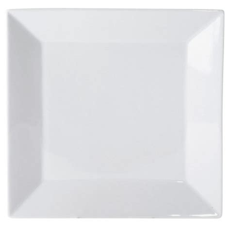Artisan Square Dinner Plate Classic White China Rent All